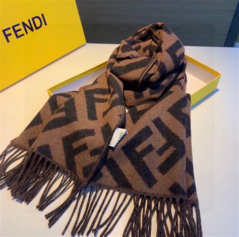 fendi scarf fake|Fendi signature scarf.